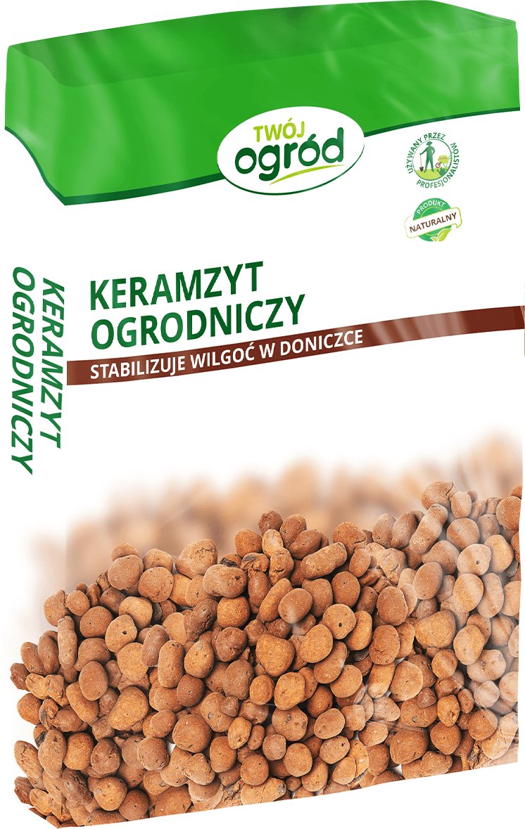Twój Ogród Keramzyt stabilizuje wilgoć w doniczce 5l