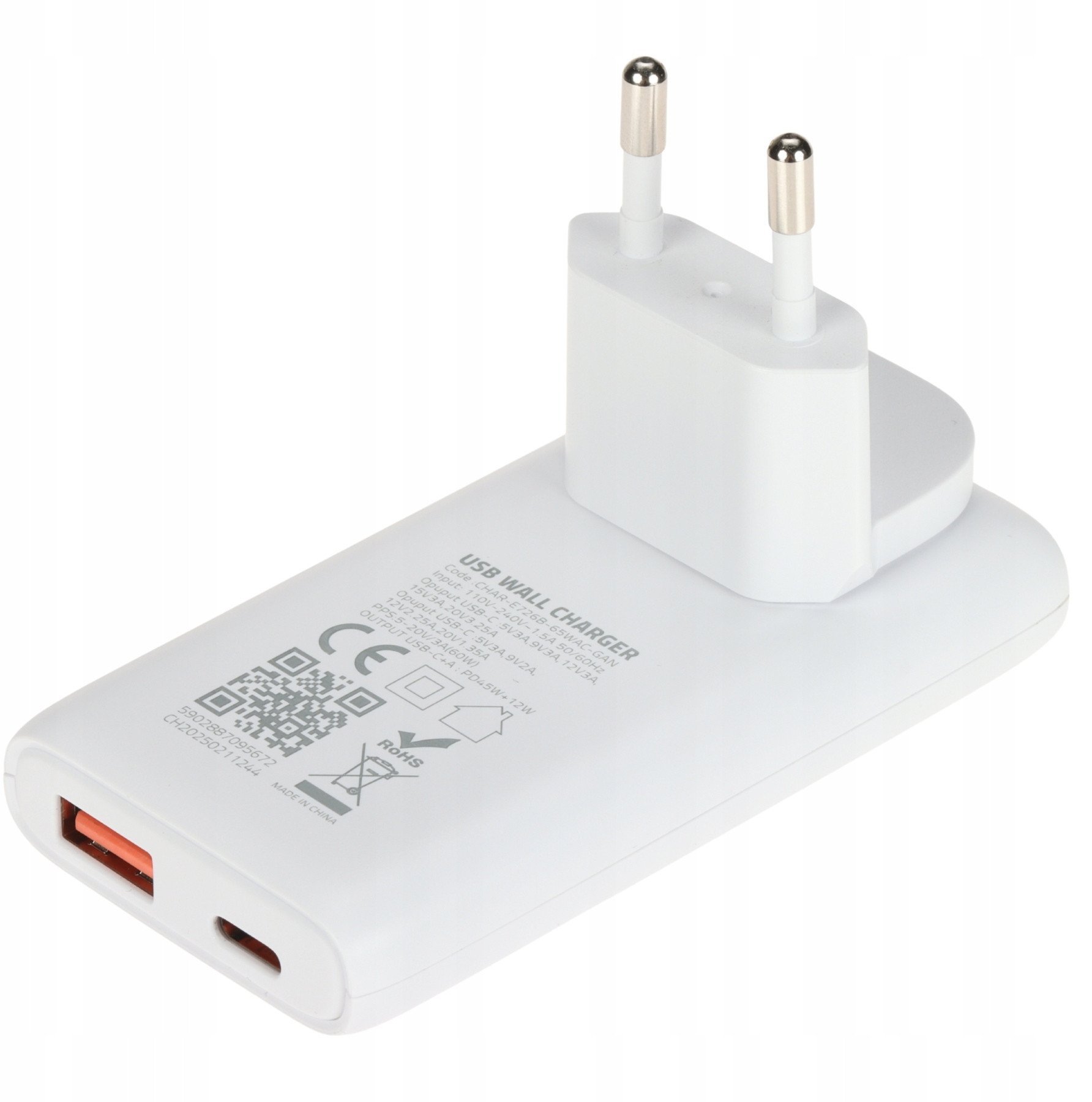 ŁADOWARKA SIECIOWA USB CHAR-E726B-65WAC-GAN Delta Power
