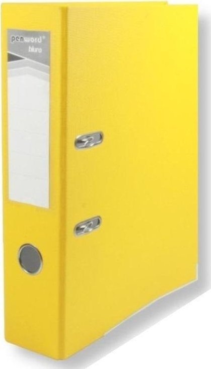 Segregator A4 z okuciem 7,5cm żółty