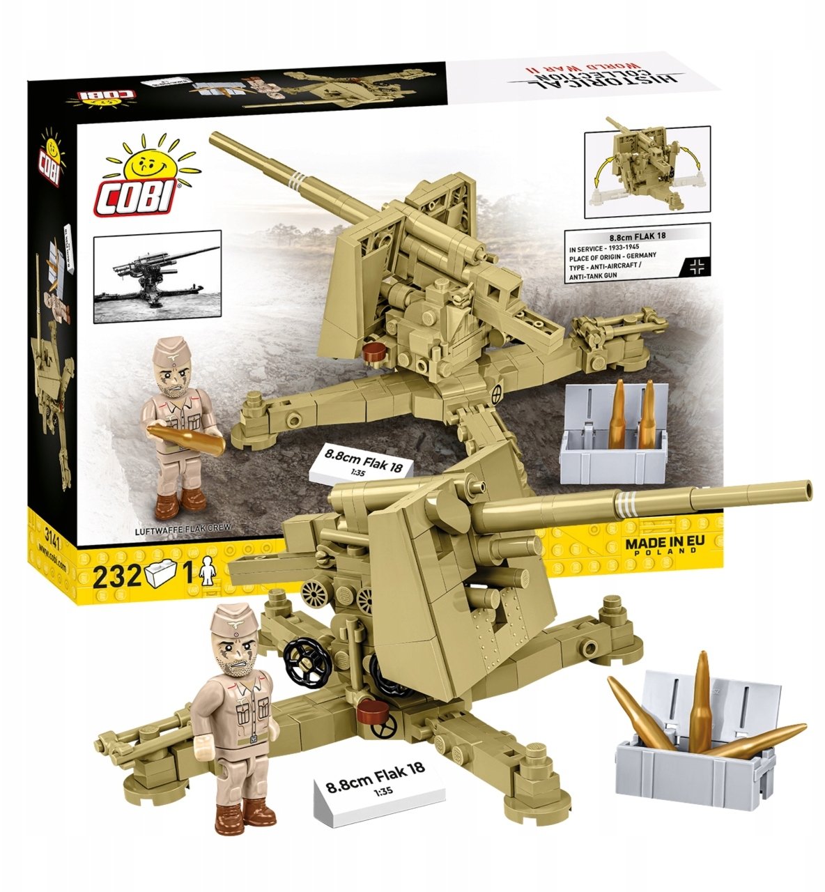 Cobi 8.8cm FLAK 18 (Niemiecki Korpus Afrykański)