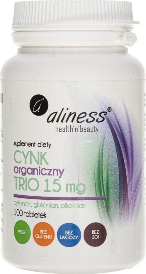 Aliness Cynk Trio 15 mg - 100 tabletek