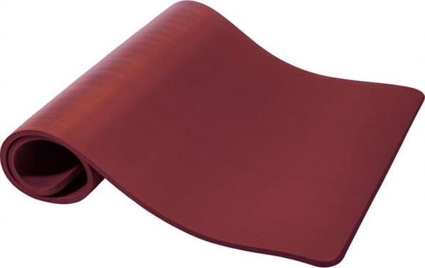 Gorilla Sports Mata treningowa Deluxe 190 cm x 100 cm x 1.5 cm czerwona