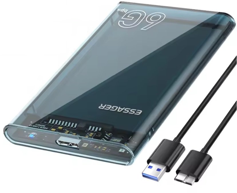 Kieszeń Essager 2,5-calowa obudowa na dysk twardy SATA USB 3.0