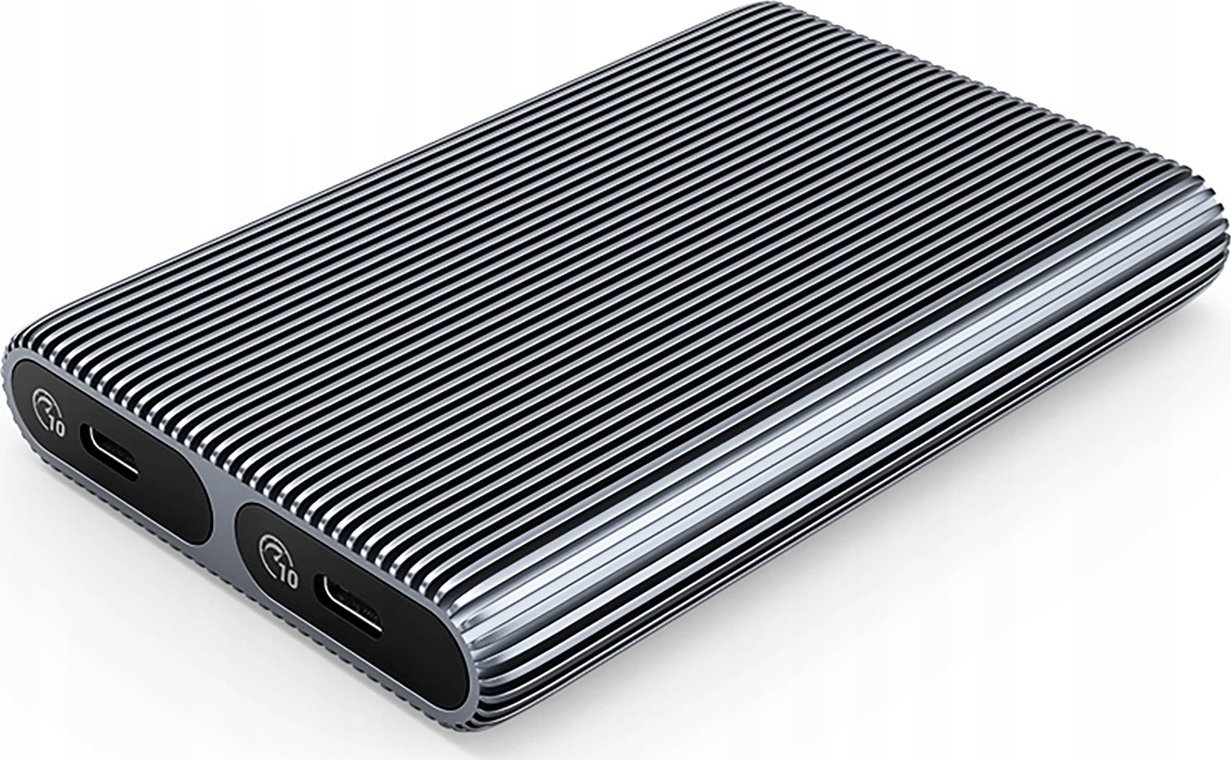 Kieszeń Orico Kieszeń dyskowa 2x M.2 SATA+NVME USB-C 3.2 10Gbps - szara