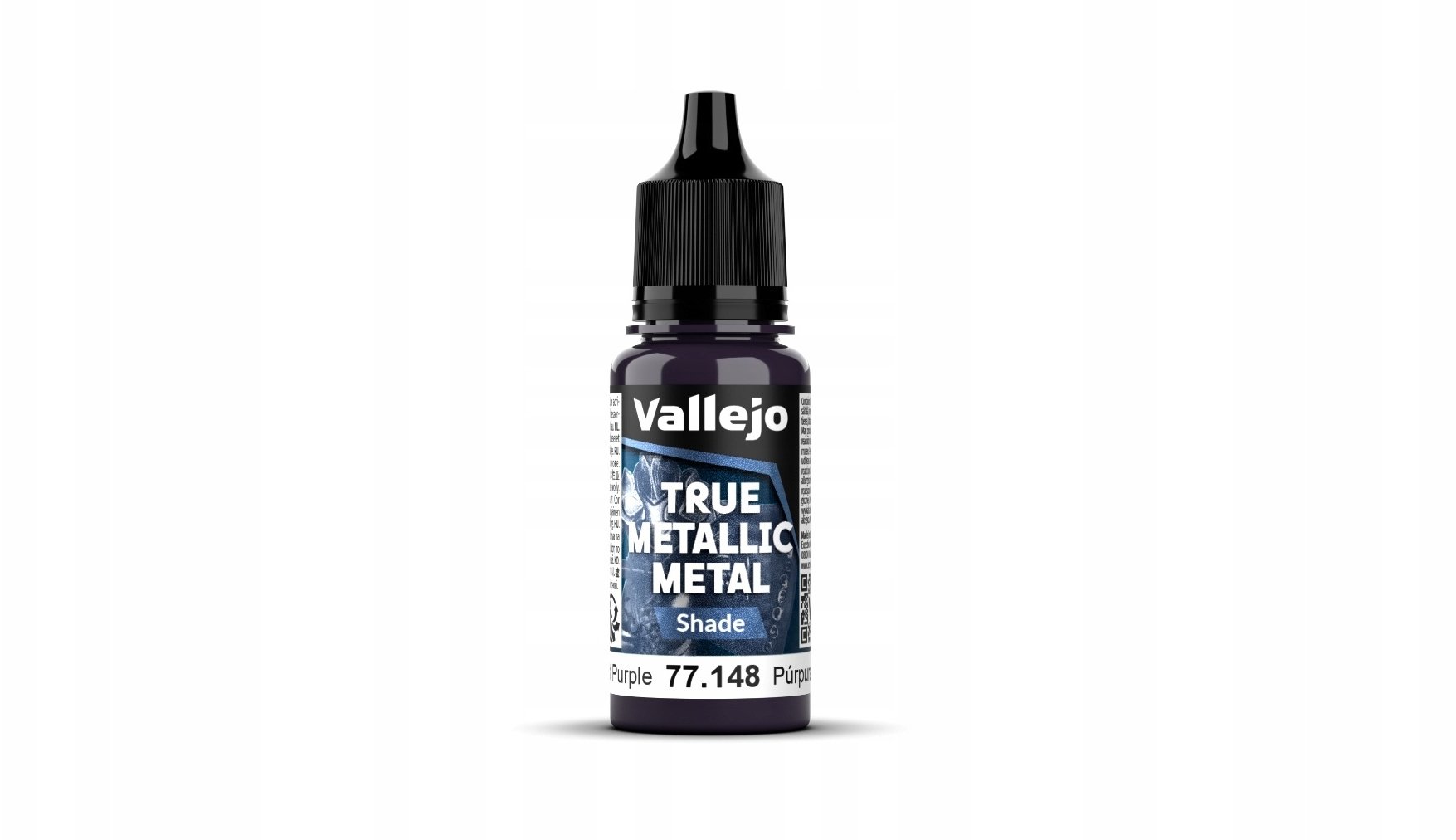 Vallejo Vallejo: 77.148 - True Metallic Metal - Shade - Amethyst Purple (18 ml)