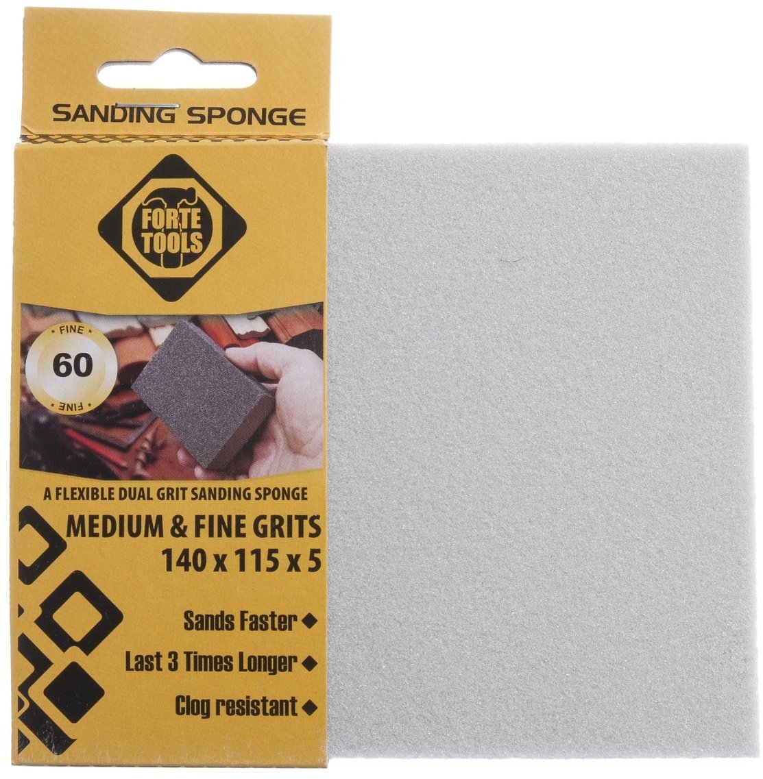 Forte SPONGE SANDING 140X115X5 NR 60 1-SIDED