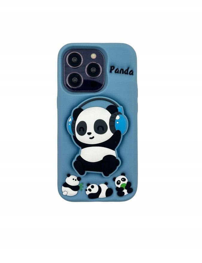 ETUI CASE 3D PANDA Z UCHWYTEM IPHONE 14