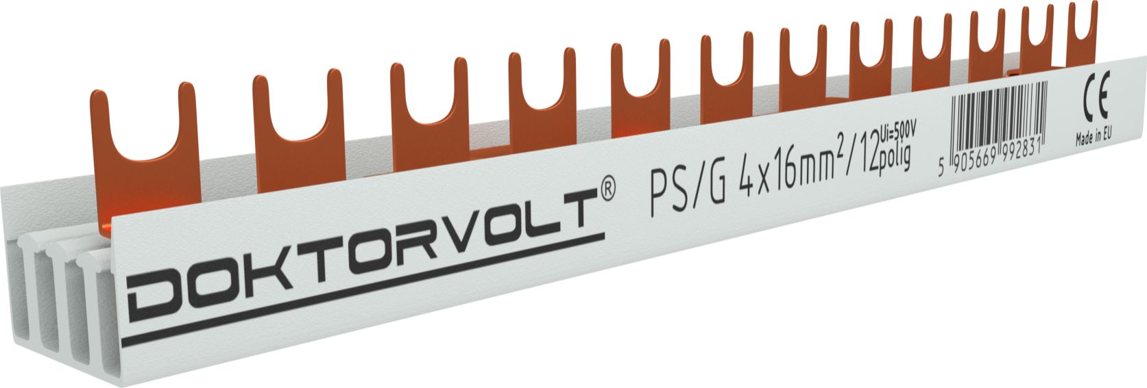 Doktorvolt Szyna łączeniowa grzebieniowa PS/G 4-fazowa 12-modułowa 16mm2 DV 2831