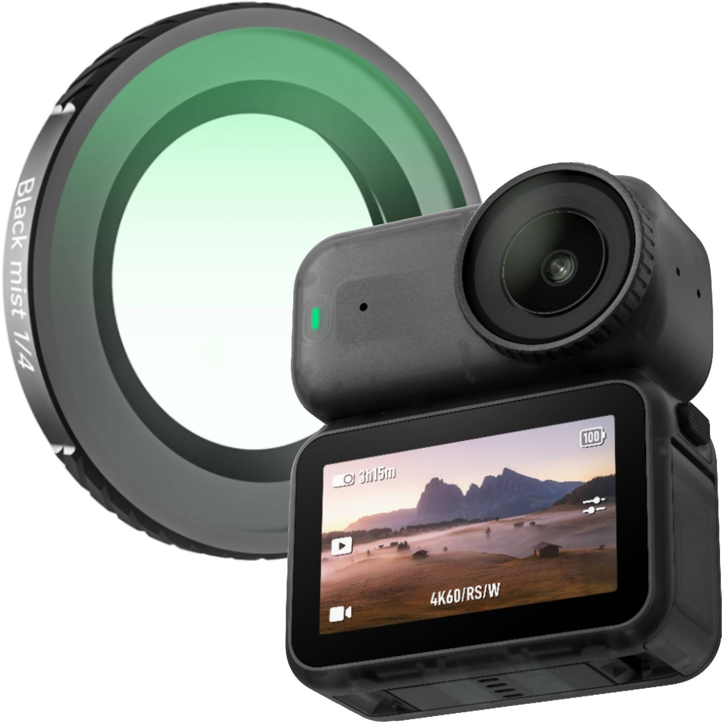 Filtr SunnyLife FILTR DYFUZYJNY EFEKTOWY BLACK MIST 1/4 DO KAMERY SPORTOWEJ DJI OSMO NANO