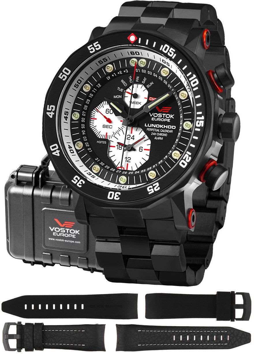 Zegarek Vostok Europe Zegarek męski Vostok Europe YM86-620C635B czarny