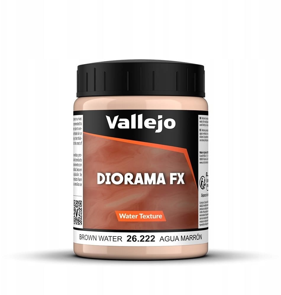 Vallejo Vallejo: 26.222 - Diorama FX - Water Textures - Brown Water (200 ml)