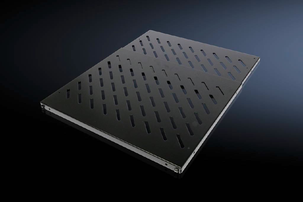 m_Rittal Półka urządzeniowa, montaż na stałe do otworów systemowych 482,6 mm (19"), z regulacją głębokości, do TS IT, TE (5501.665)