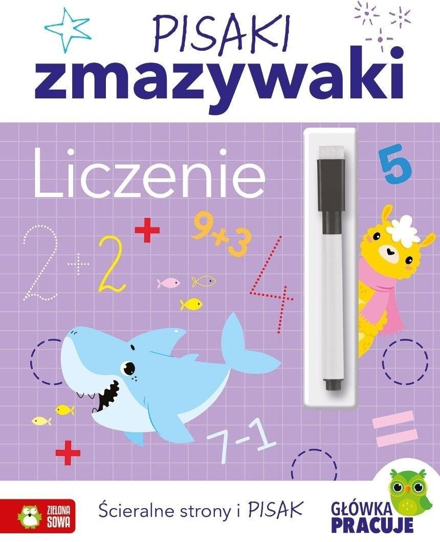 Zielona Sowa Pisaki zmazywaki. Liczenie