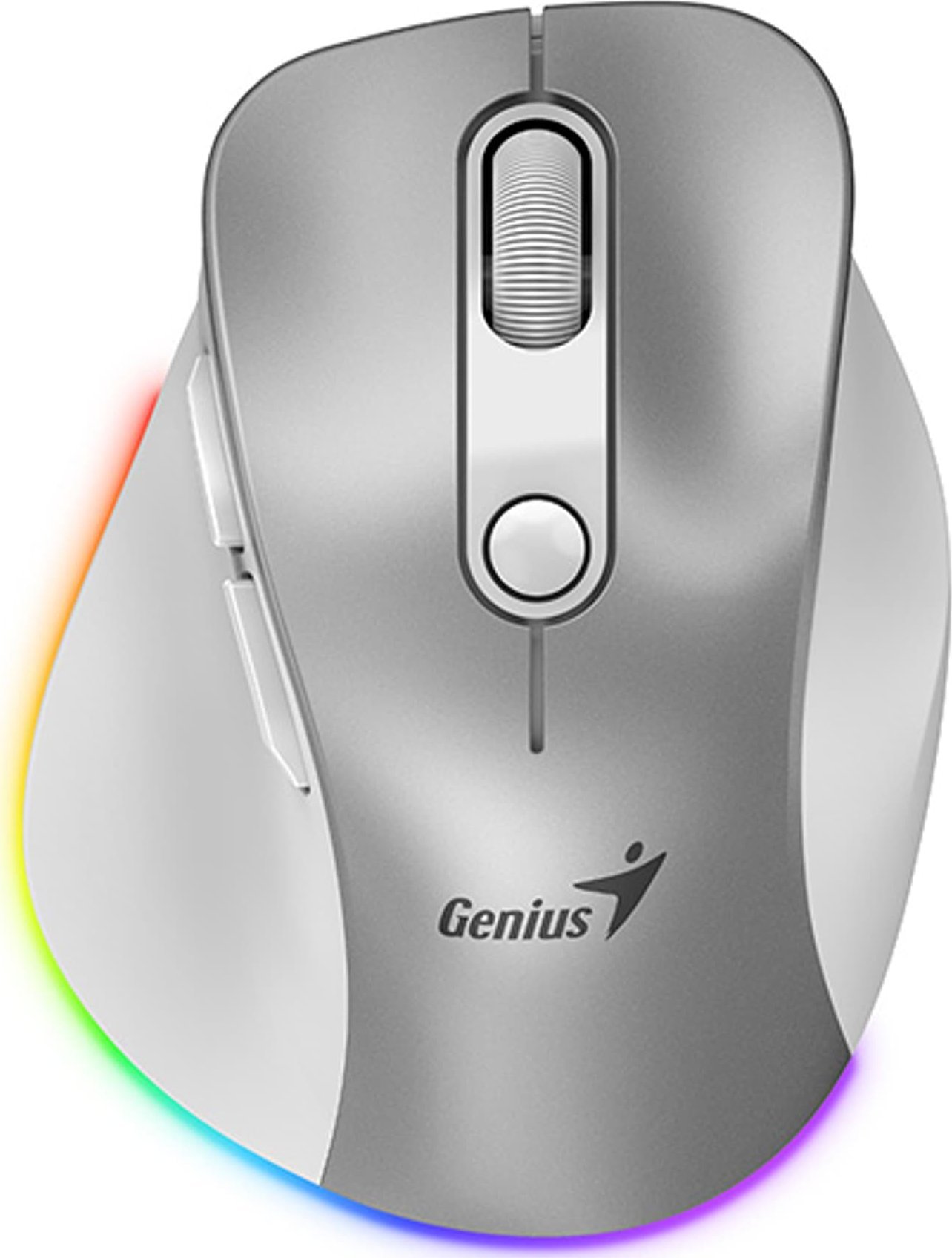 Mysz Genius Ergo 9000S Pro Srebrny (31030039402)