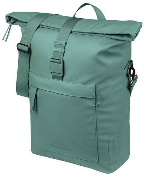 Basil Sakwa pojedyncza BASIL BROOKLYN shoulder bag 17L, MIK Hooks, silvergreen