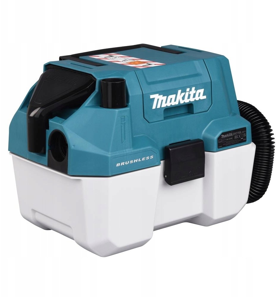 Odkurzacz ręczny Makita 18V DVC750LZX1 7,5L 1x6,0Ah (DVC750LGX1)