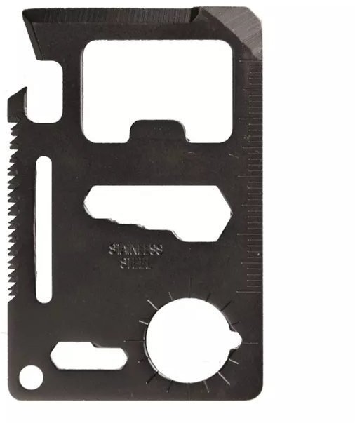 Mil-Tec Karta Survivalowa Survival Card - czarny (15408002)