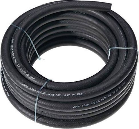 Godmar Wąż do paliwa gumowy zbrojony 3-warstwowe śr 8 mm/1 mb (10m w rolce)