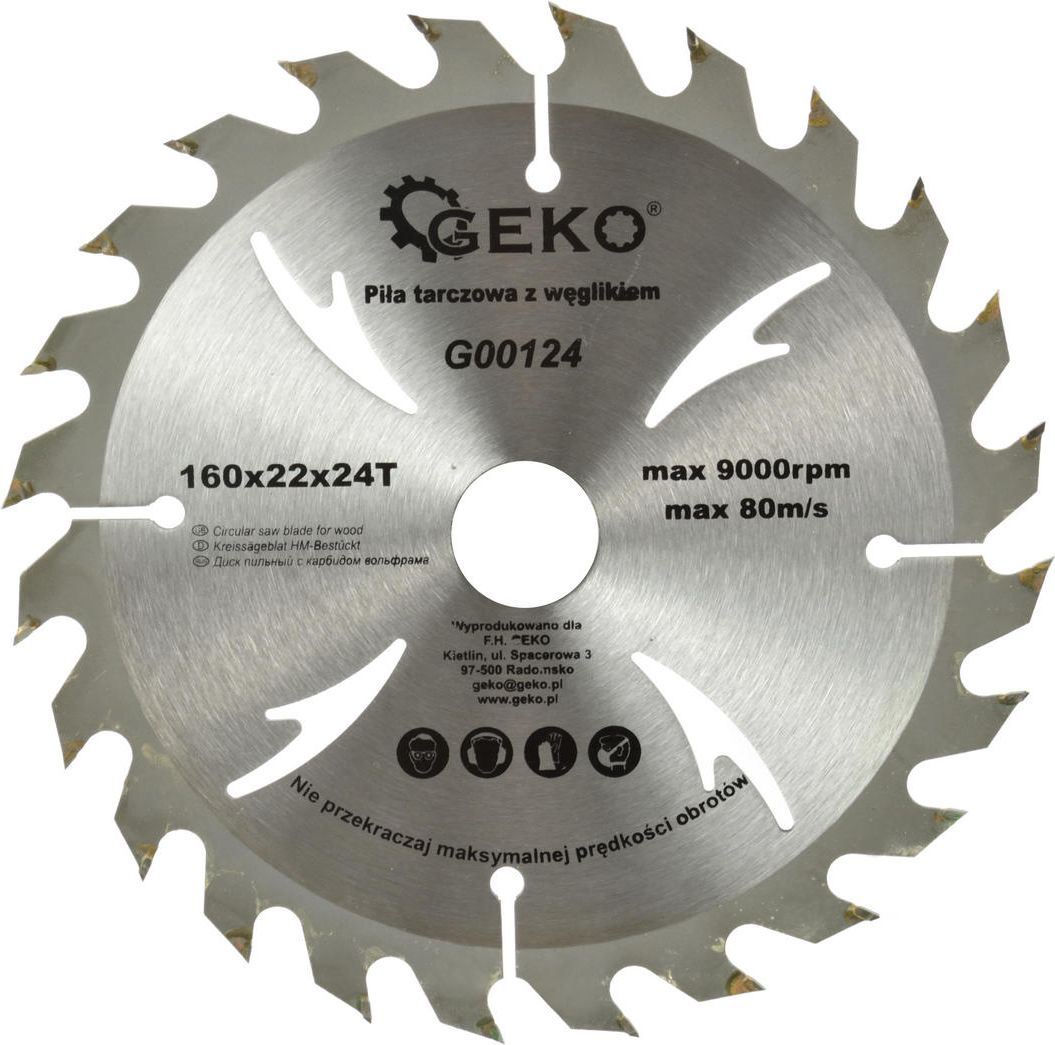 Geko Tarcza do drewna 160x22x24T(100)