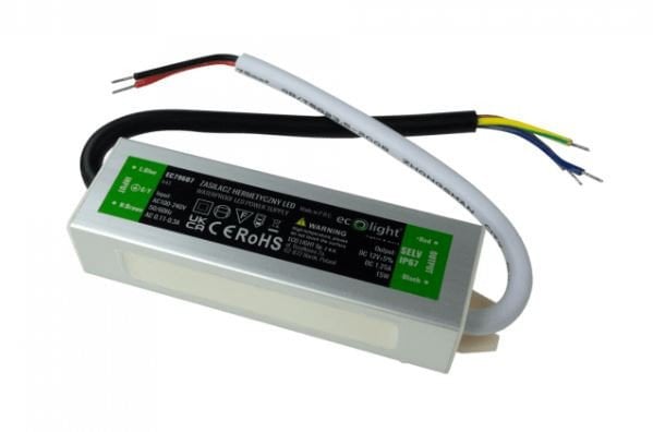 Ecolight Zasilacz Hermetyczny LED 15W 12V 1,25A Ip67 Eco* Light Ec79607 Eco* Light
