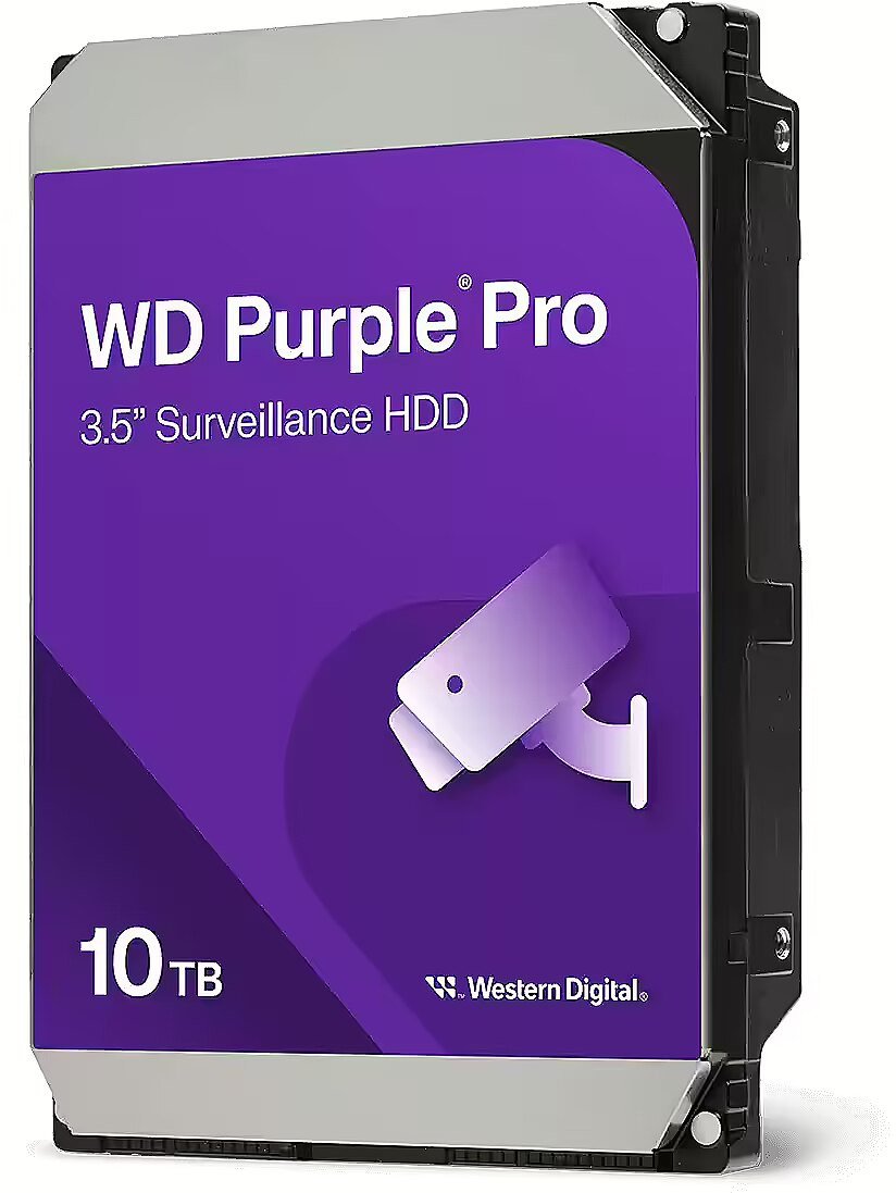 Dysk WD Twardy dysk Western Digital Purple Pro 10TB 7200 RPM do monitoringu