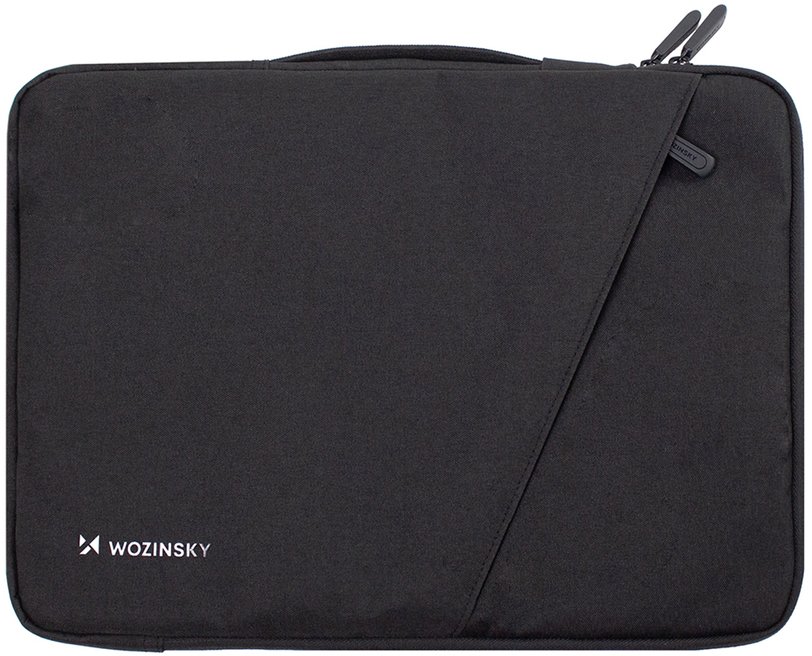 Torba Wozinsky Na laptop WTNP-17B 17" z chowaną rączką - czarna (5907769387814)
