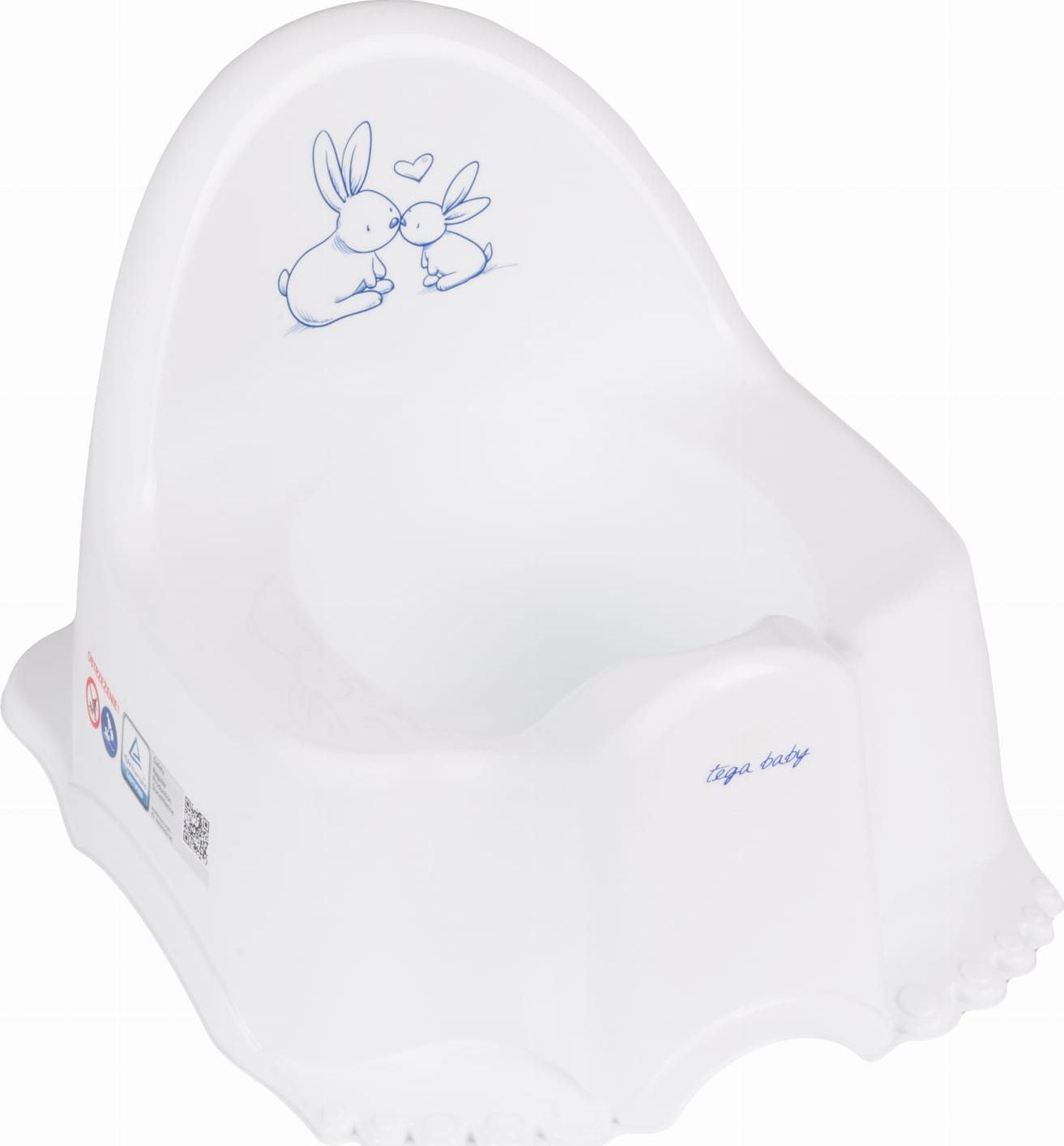 Tega Baby Nocnik ECO* Króliczki biały Tega