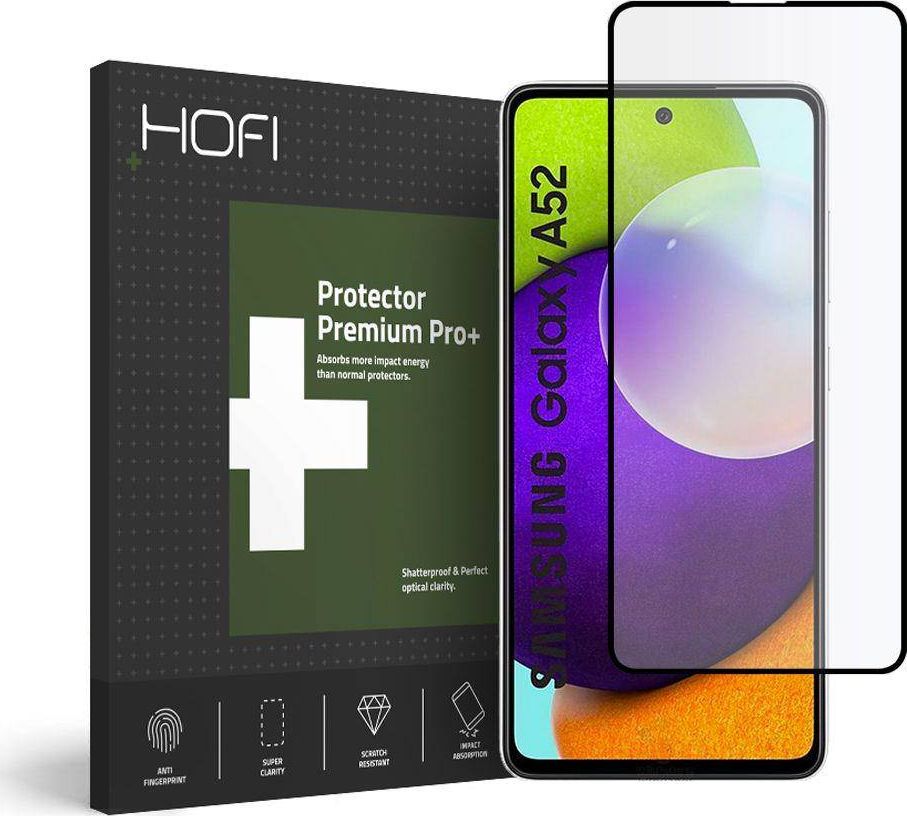 Hofi Glass SZKŁO HARTOWANE HOFI GLASS PRO+ GALAXY A52 LTE/5G BLACK