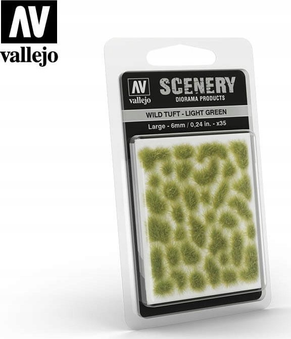 Vallejo Vallejo: Scenery - Wild Tuft - Light Green (6)x35