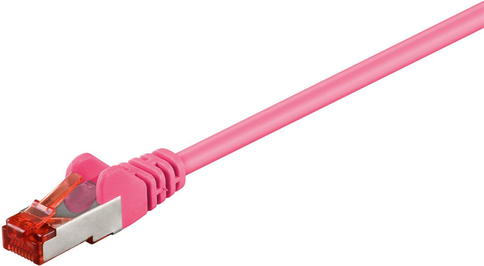 MicroConnect RJ-45/RJ-45 kat.6 S/FTP Różowy 5m (SSTP605PI)