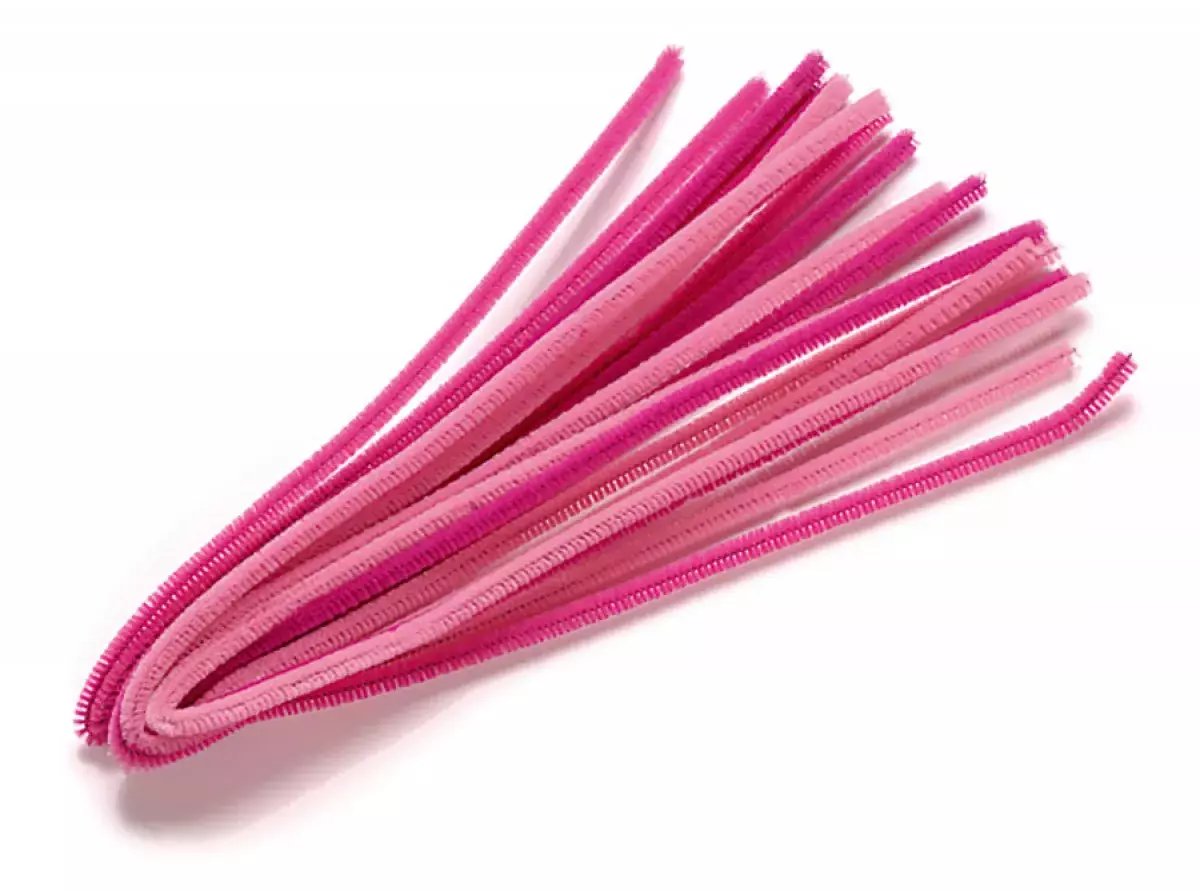 Party Deco Drucik oplatany 50cm mix różowy 10szt