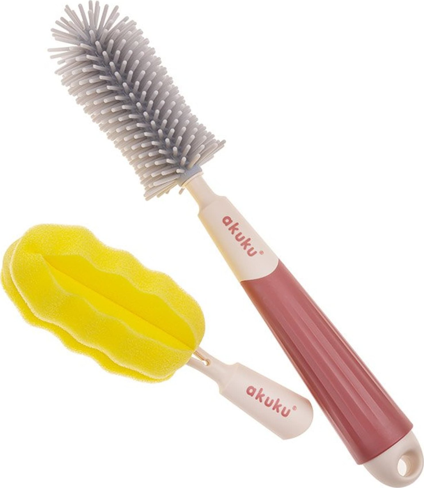 A0512 SZCZOTKA SILIKONOWA Z WYMIENNĄ KOŃCÓWKĄ