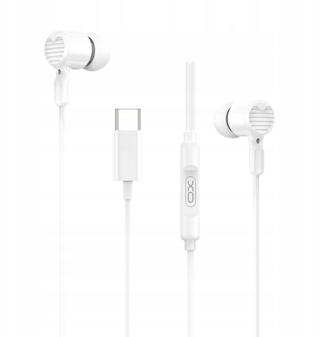 XO XO słuchawki przewodowe EP81 USB-C douszne białe