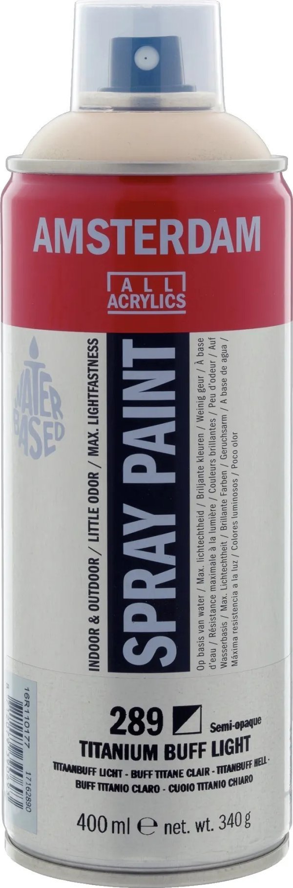 Artequipment Amsterdam Spray Paint Titanium Buff Light 289