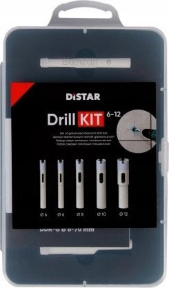 Wiertło Distar Zestaw wierteł diamentowych Distar DrillKIT 6-12