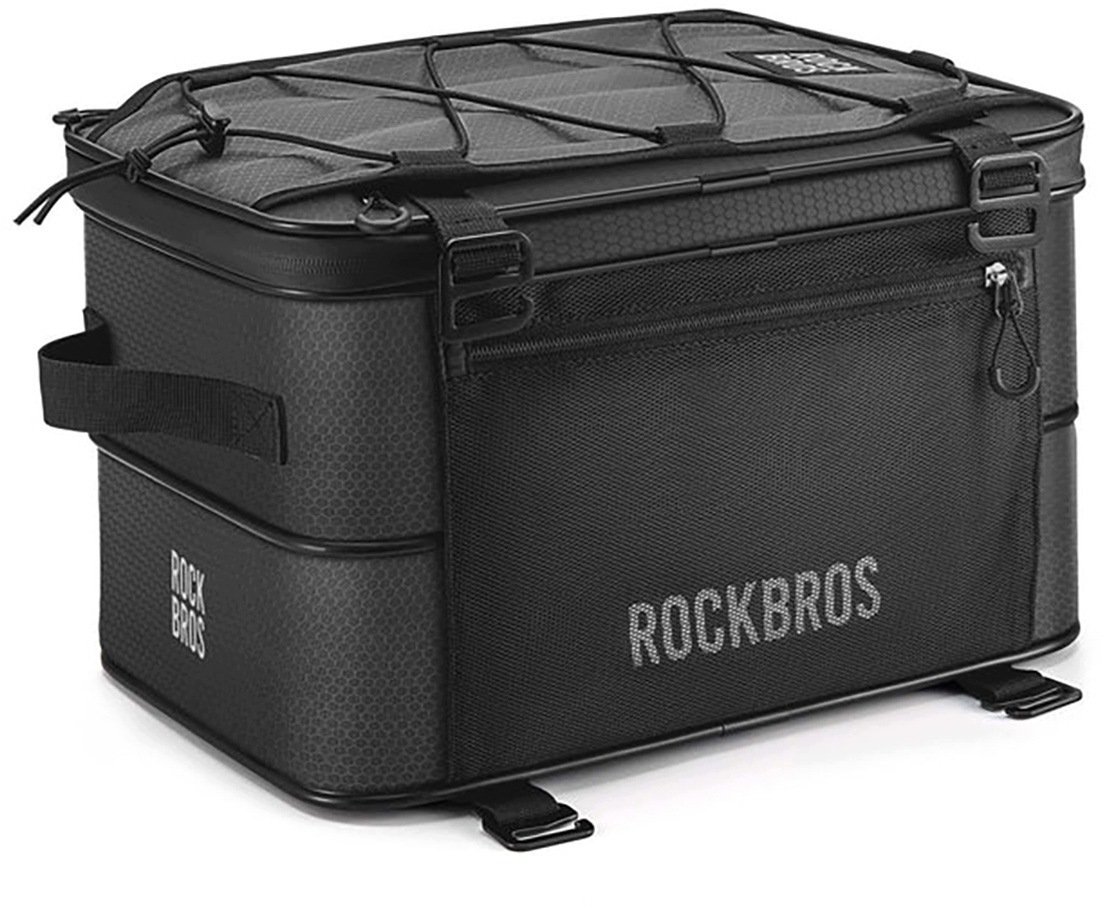 RockBros Torba rowerowa A30 Road To Sky składana na bagażnik 15-30 l - czarna (5907769392009)