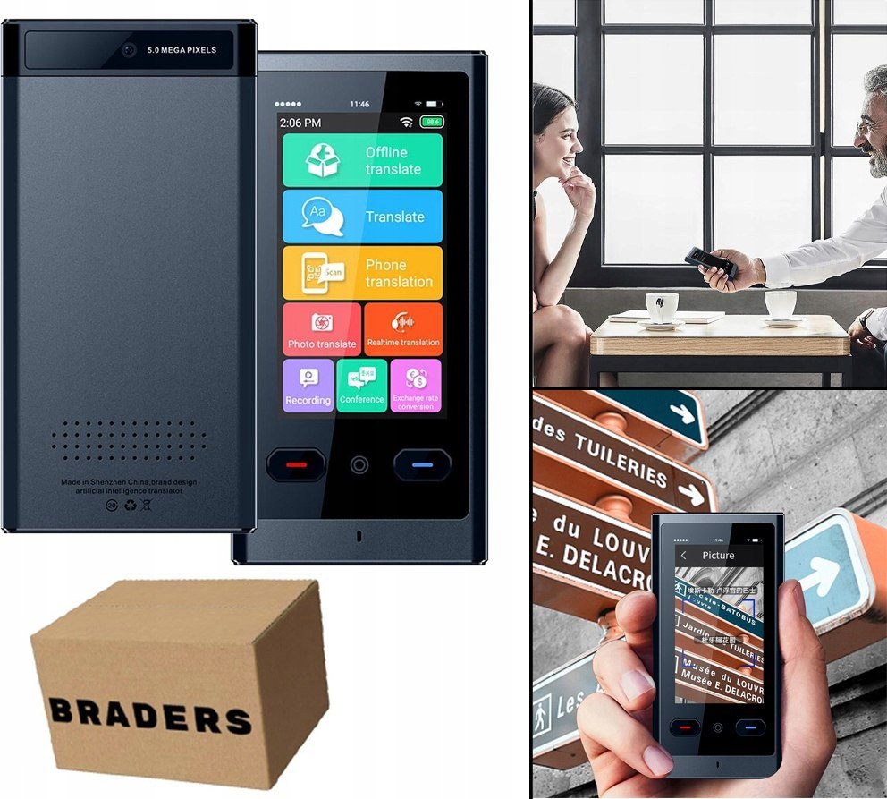 Translator mowy z polskim menu - tłumacz offline Braders i tłumacz foto