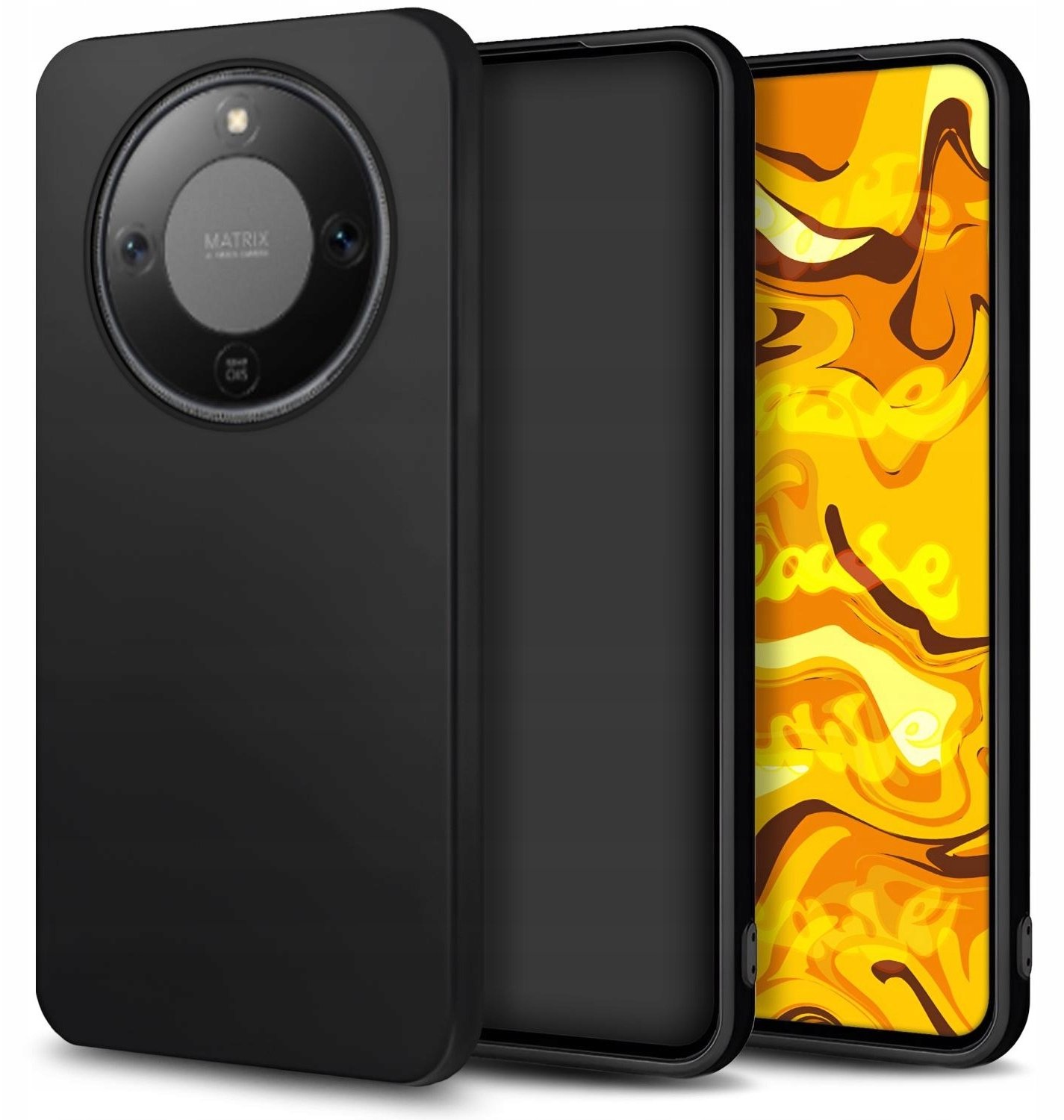 Hello Case Etui Do Honor X70 / X9D / Magic8 Lite (Czarne, Matowe, Gumowe, Obudowa)