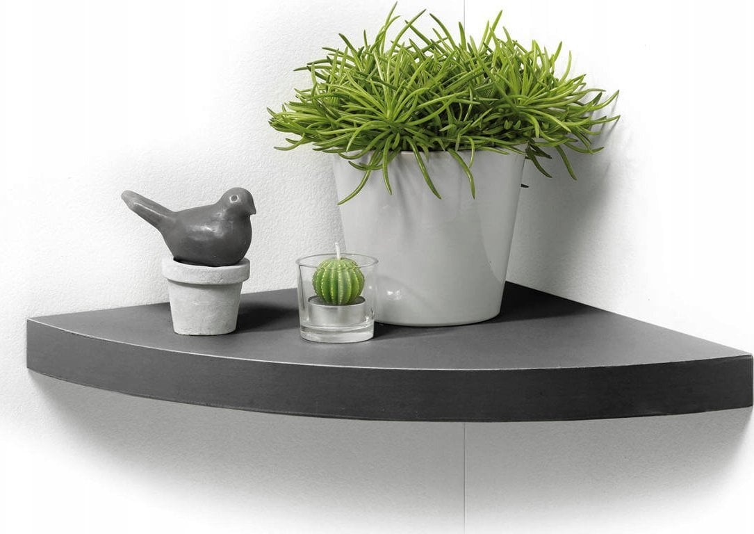 Homea Półka narożna wisząca z MDF