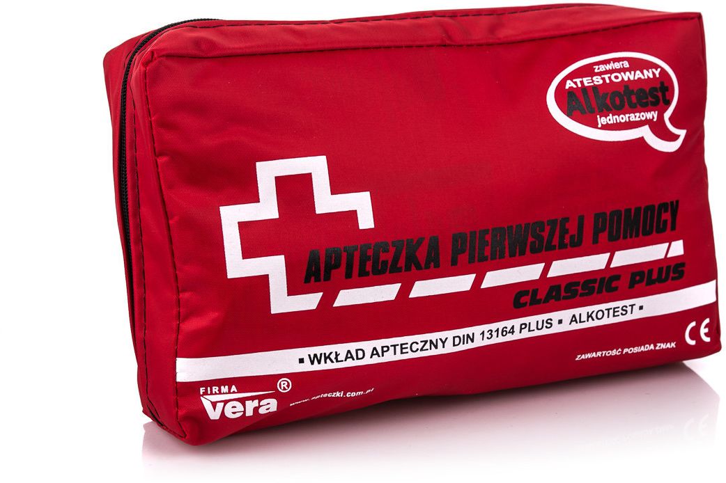 Vera Apteczka samochodowa z alkotestem Classic Plus