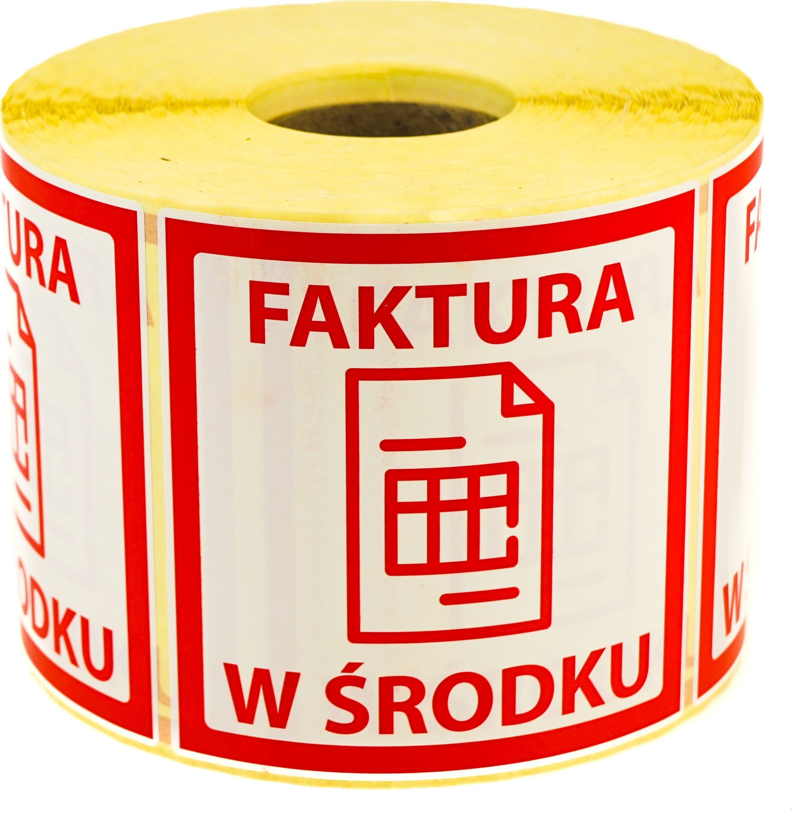 MD Labels Naklejki Etykiety Ostrzegawcze Faktura w środku 1000szt