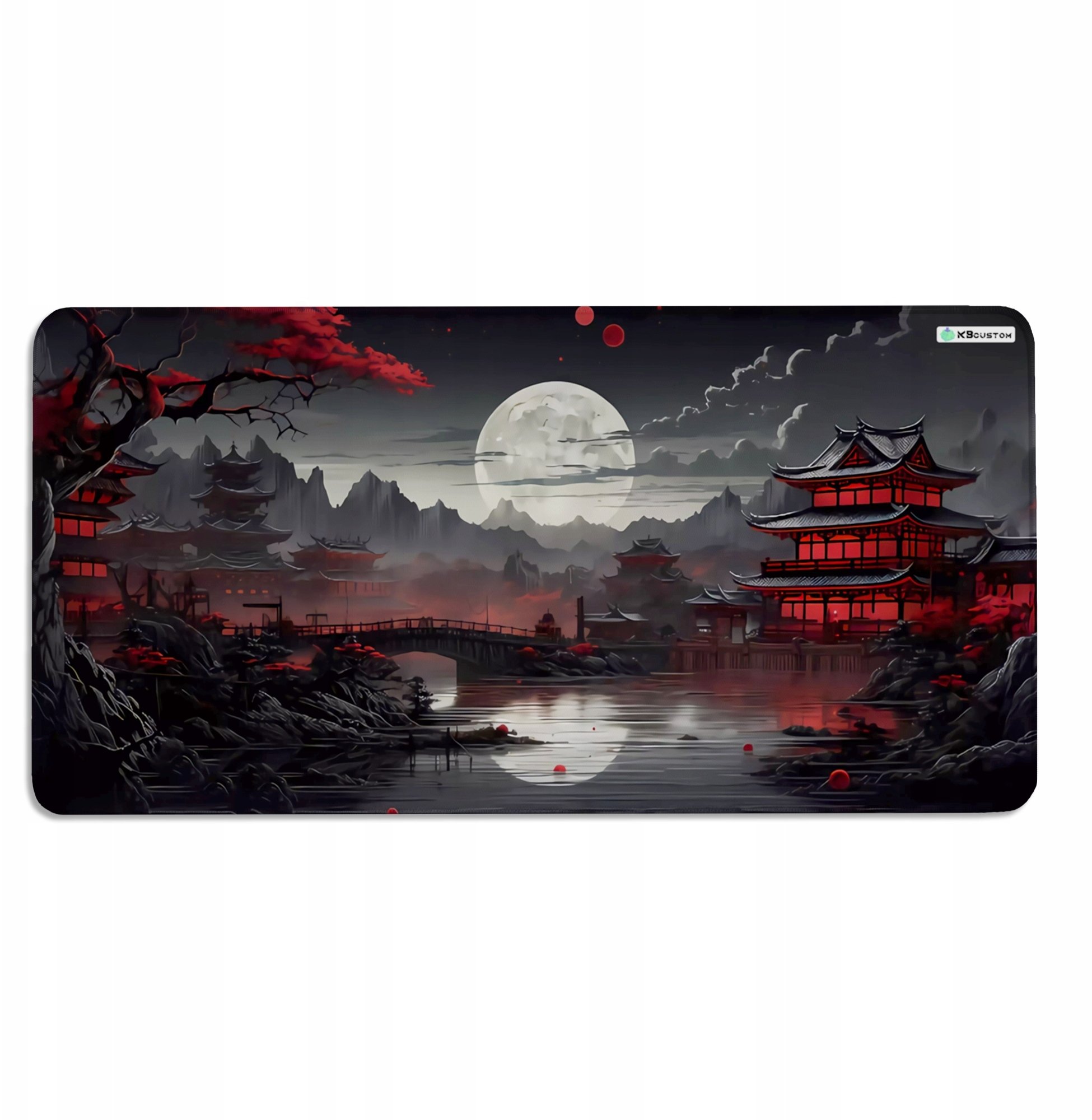 Podkładka KBcustom DUŻA PODKŁADKA MATA POD MYSZKĘ MYSZ 100x50 XXXL KBcustom Biurko Flower 70