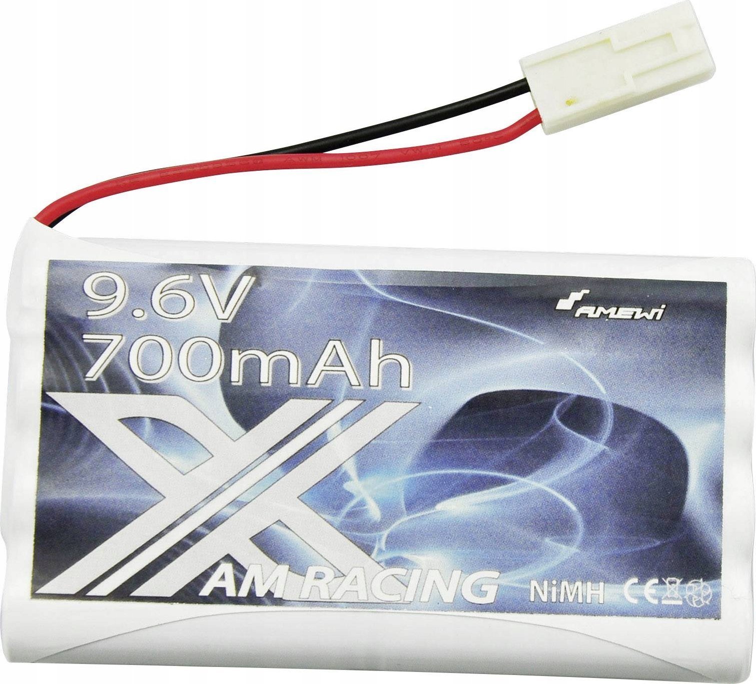 Amewi Akcesoria NiMH akumulator 9.6V 700mAh Mini-Tamiya wtyczka