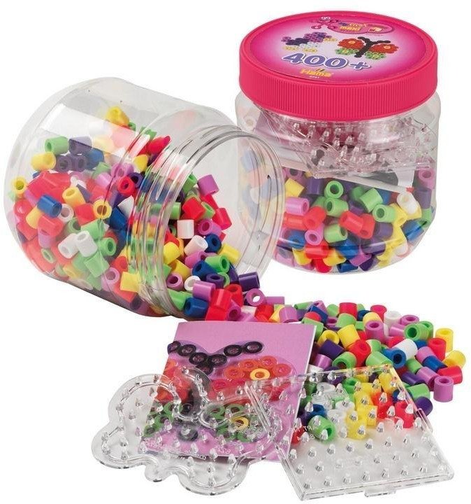 Hama Koraliki Maxi i podstawki w pojemniku 400el