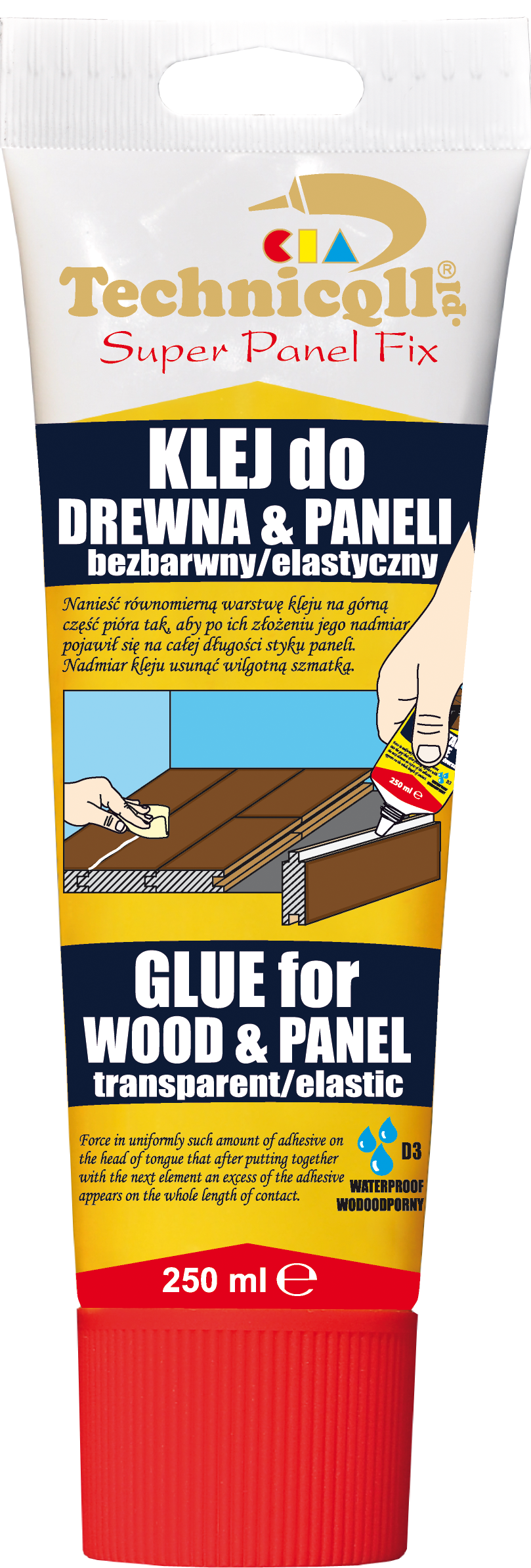 Technicqll Klej do drewna i paneli 500ml R-624