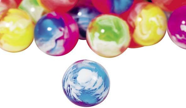 Goki Piłeczka kauczukowa, kolorowe wzory - 16055