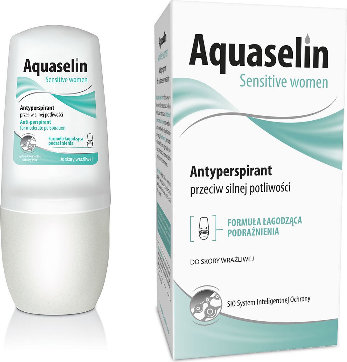 AA Dezodorant roll-on Aquaselin Sensitive dla kobiet 50ml