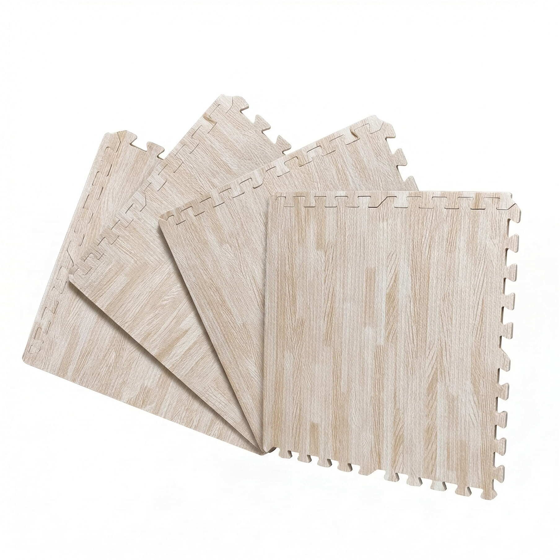 Małpiszon mata piankowa X-star 4szt 60x60cm-beżowe drewno