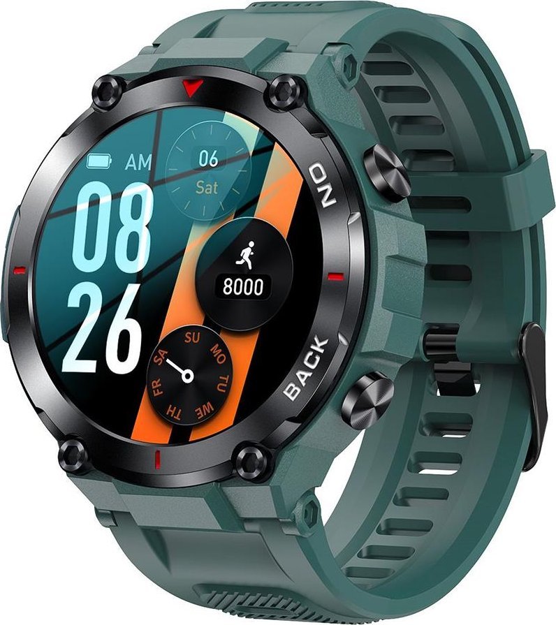 Фото - Смарт годинник Gravity Smartwatch  GT8-3 Zielony  (GT8-3)