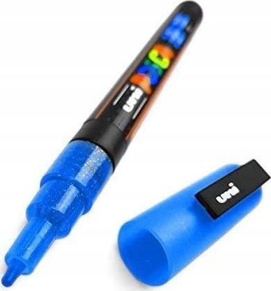 Uni Marker POSCA PC-3ML BROKATOWY NIEBIESKI